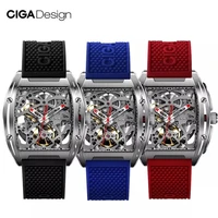 ciga design z series stainless steel case sapphire crystal silicone strap luxury mens mechanical watch