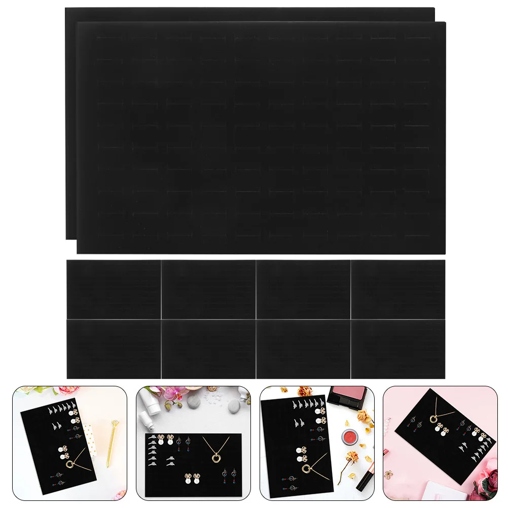 

10 Pcs Foam Insert Jewelry Box Pad Earring Display Tray Holder Case Sponge Earstud Foams