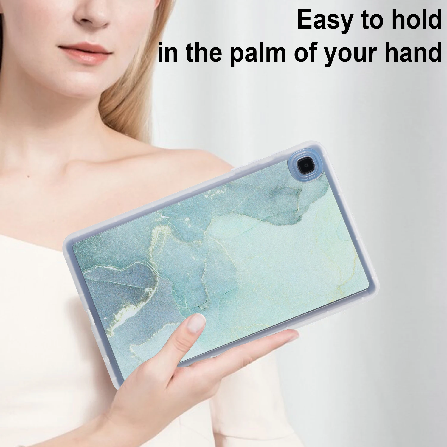 Чехол для Samsung Galaxy Tab A9 2023 A7 Lite8.7 2019 SM-X110 X115 X117 T220 T225 чехол из ТПУ A8.0 T290 T295 с мраморным