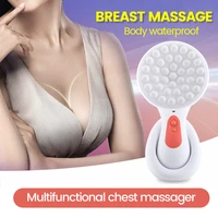 smart wireless electric boobs massager vibrates the chest to prevent sagging breast enhancement instrument massage chest tool