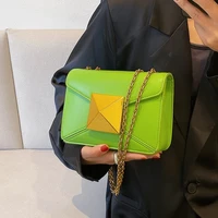 feisifan leather mini small crossbody bags for women exquisite purses and handbags 2022 trend chain buckle banquet messenger bag