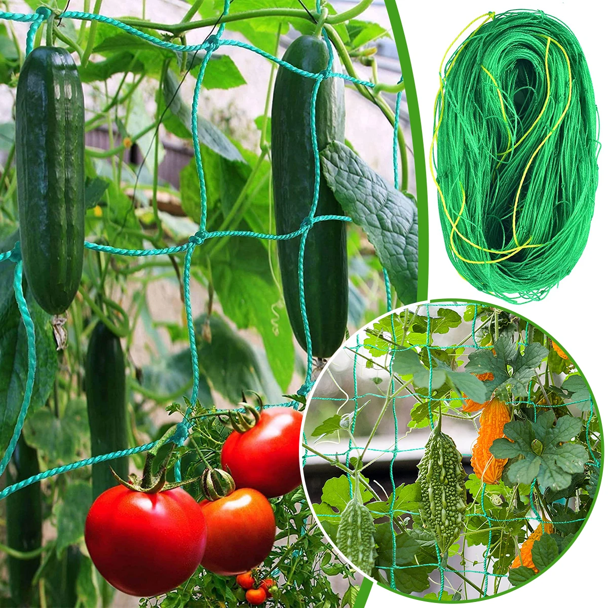 

Садовые растения вьющихся нейлоновых растений подвесная сетка помидор на открытом воздухе сетка для выращивания для сада теплицы сельскохозяйственные угодья