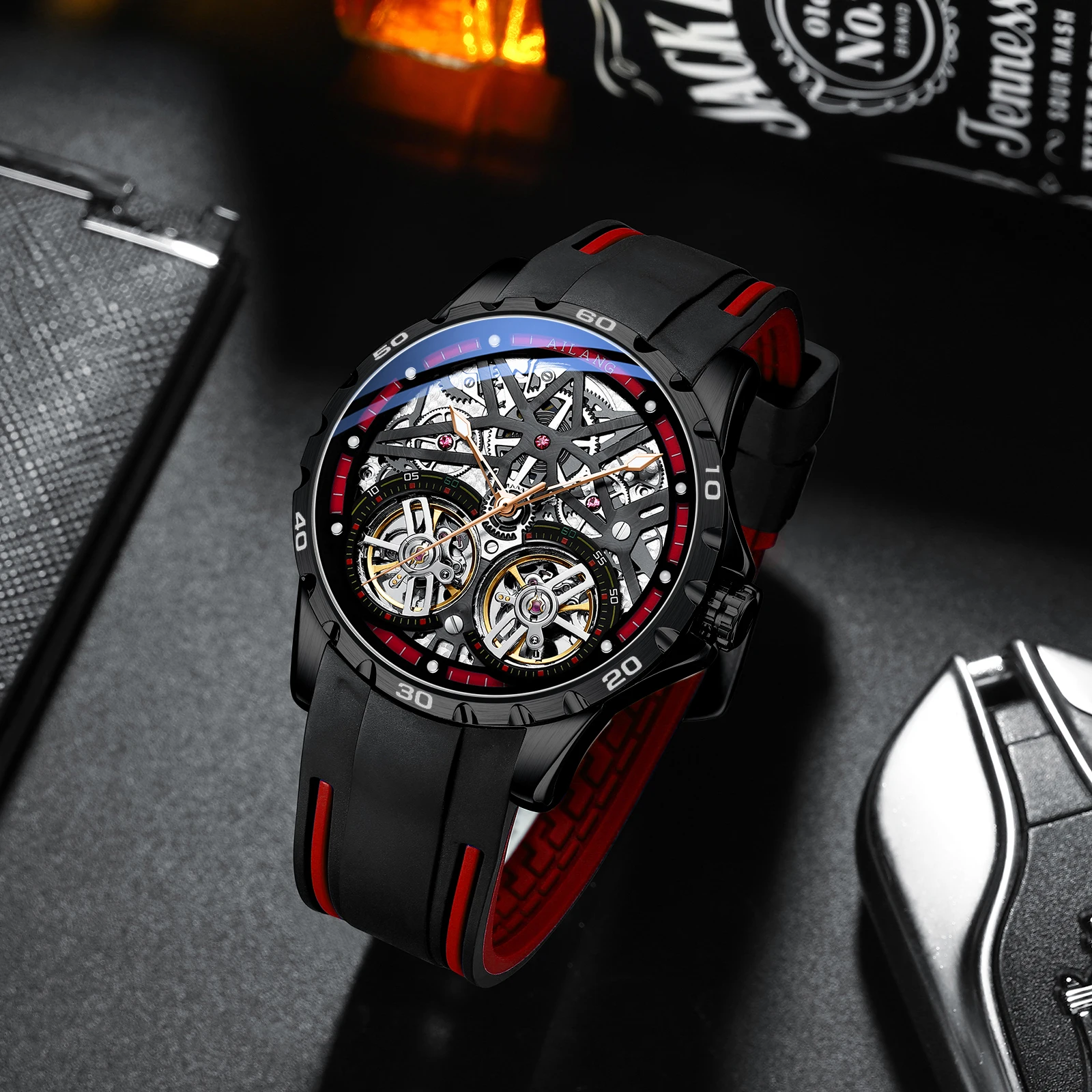 Часы наручные AILANG Мужские автоматические оригинальные светящиеся