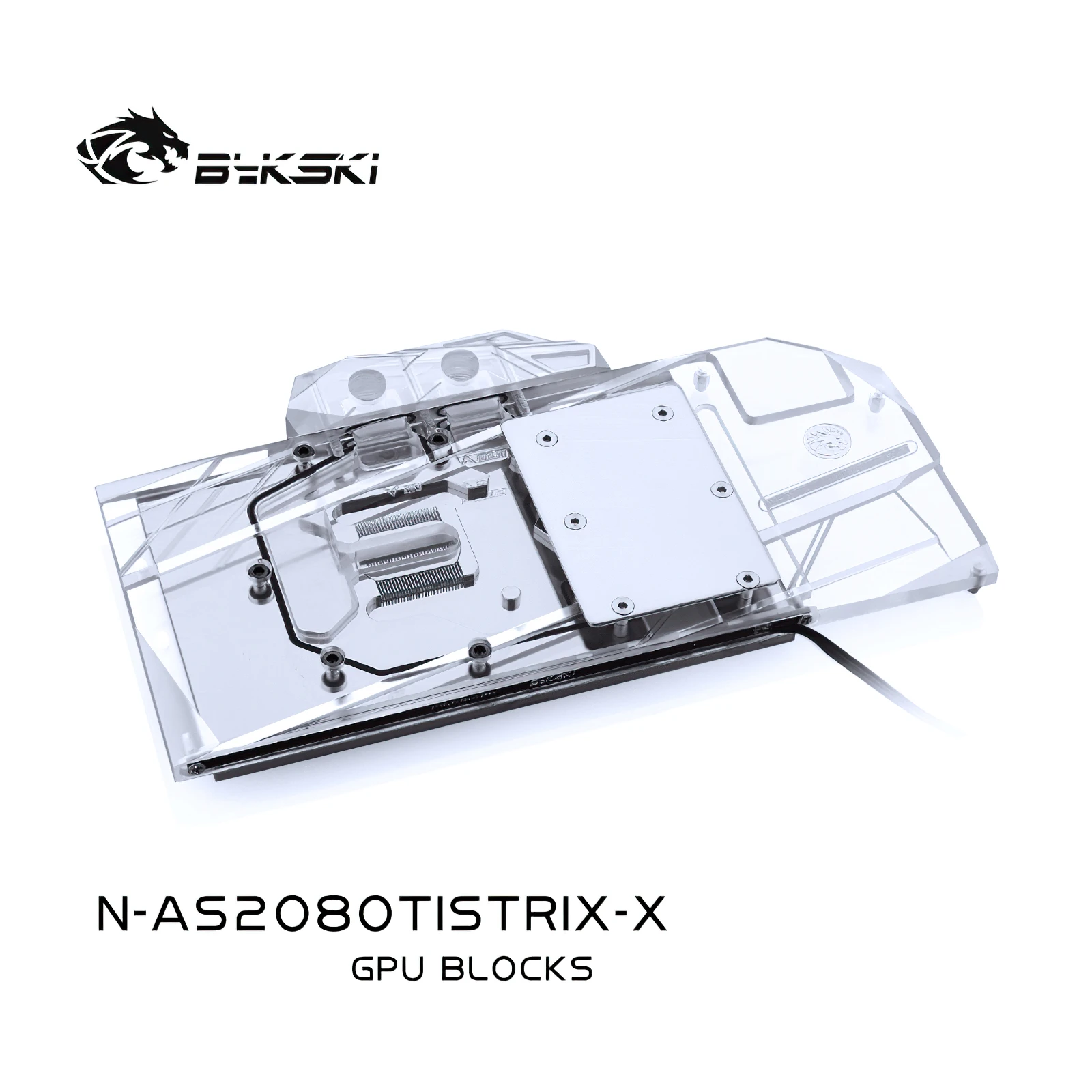 Bykski N-AS2080TISTRIX-X GPU Блок водяного охлаждения для ASUS ROG STRIX RTX2080Ti O11G GAMING Bykski N-AS2080TISTRIX-X GPU Блок водяного охлаждения для ASUS ROG STRIX RTX2080Ti O11G GAMING