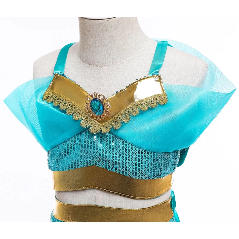 Платье принцессы жасмин модель на день рождения для Хэллоуина карнавала косплея