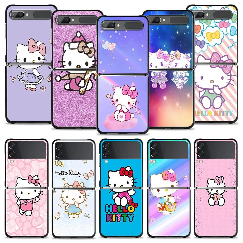 Чехол для телефона с рисунком Hello Kitty Samsung Z Flip3 |