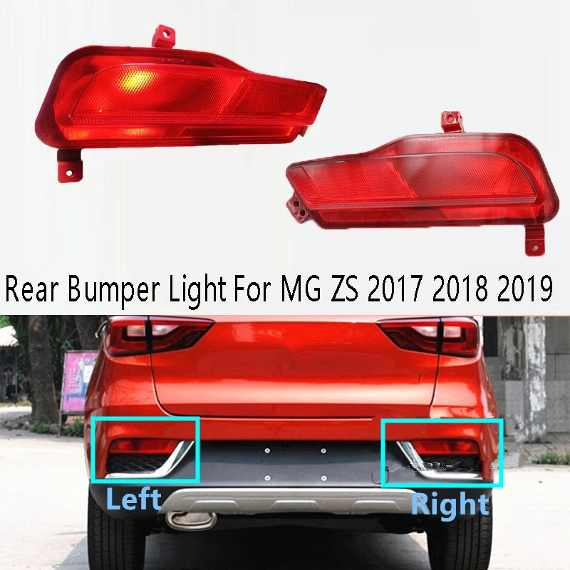 

Car Rear Bumper Taillight Rear Fog Light Reflector Light Stop Lamp Brake Light Accessories for MG ZS 2017-2019