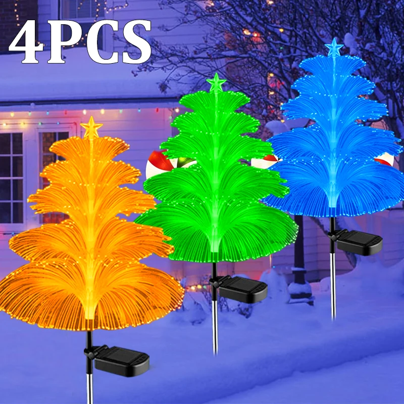 

NEW Solar Jellyfish Lights Outdoor LED Waterproof Pathway Lights 7 Color Changing Christmas Decor Solar Patio Yard Lawn Lamp