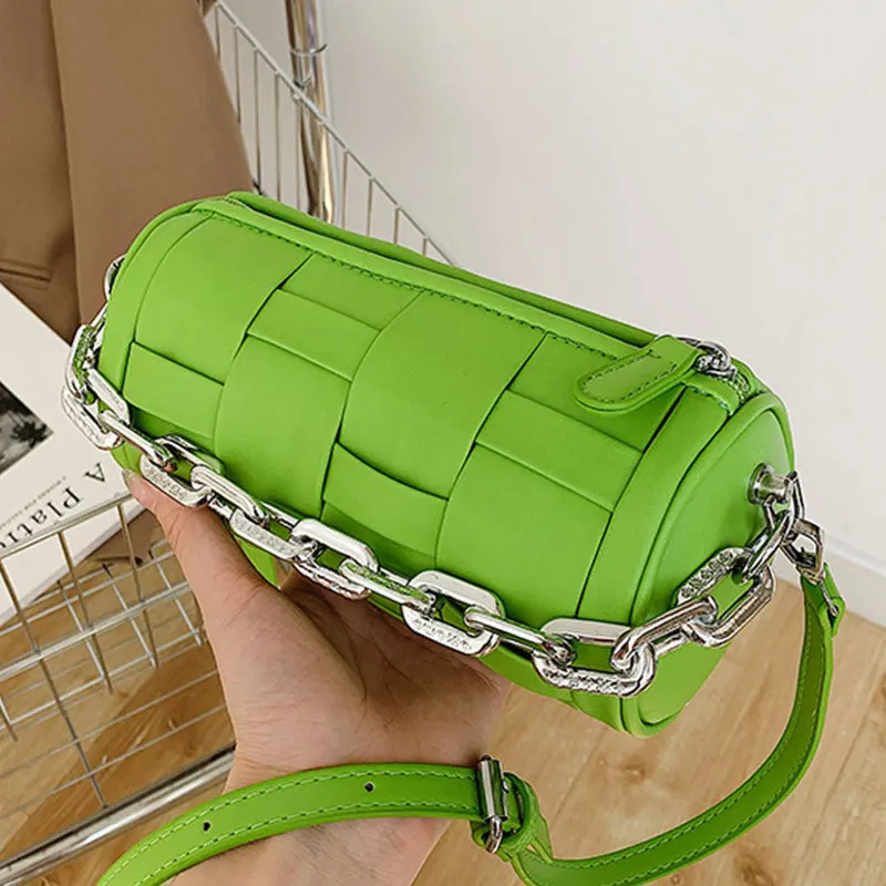 

High Quality Woven Chain Designer Women's Bag 2023 New Summer Versatile Crossbody Bag Simple Shoulder Bag Fashion Purse