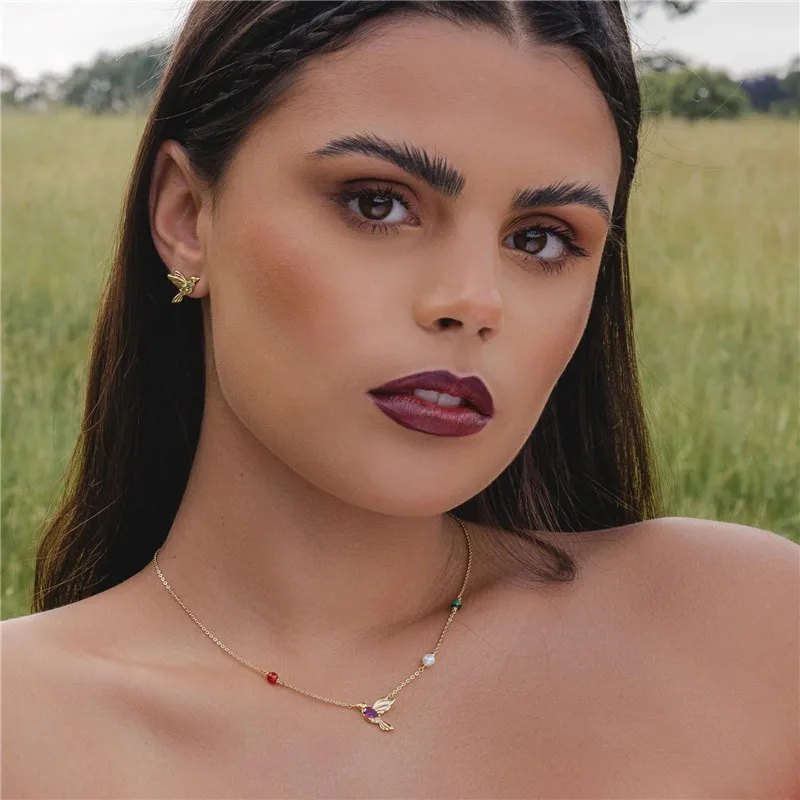 Женское кольцо из серебра 925 пробы с шестью блестящими звеньями |