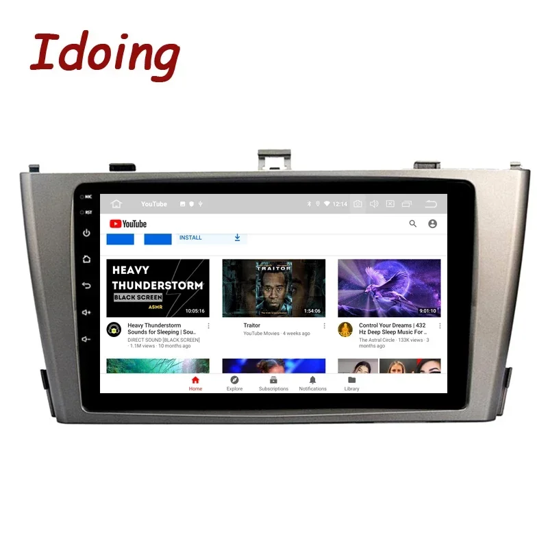 Idoing автомобильный стерео головное устройство для Toyota Avensis 3 2008-2015 радиоприемник