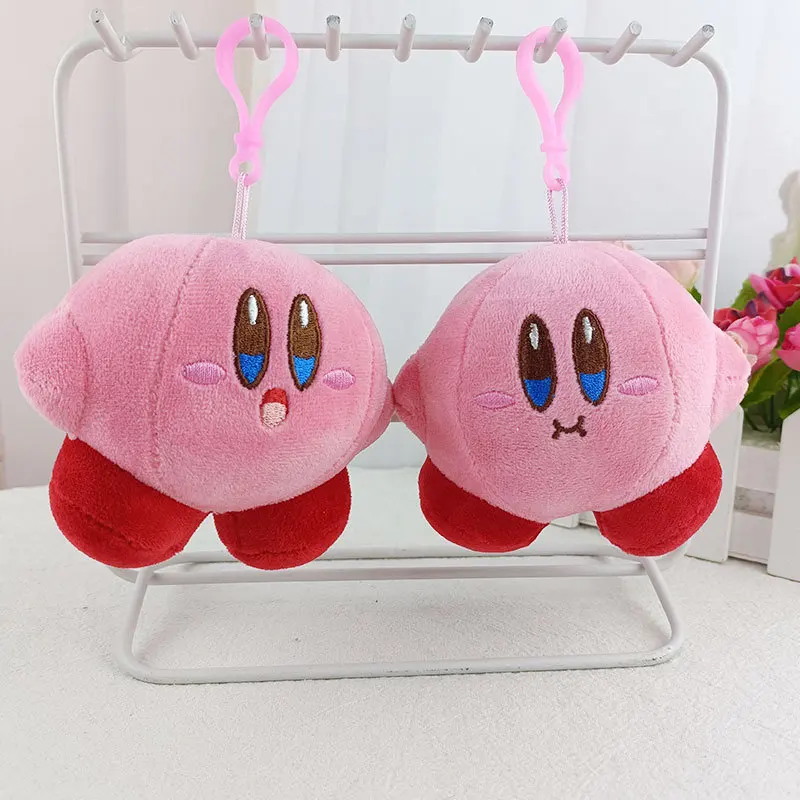 

Милый плюшевый кулон аниме Kirbys, 12 см, мультяшный милый плюшевый рюкзак, кулон, аксессуары для пар, детские плюшевые игрушки, подарок на день р...