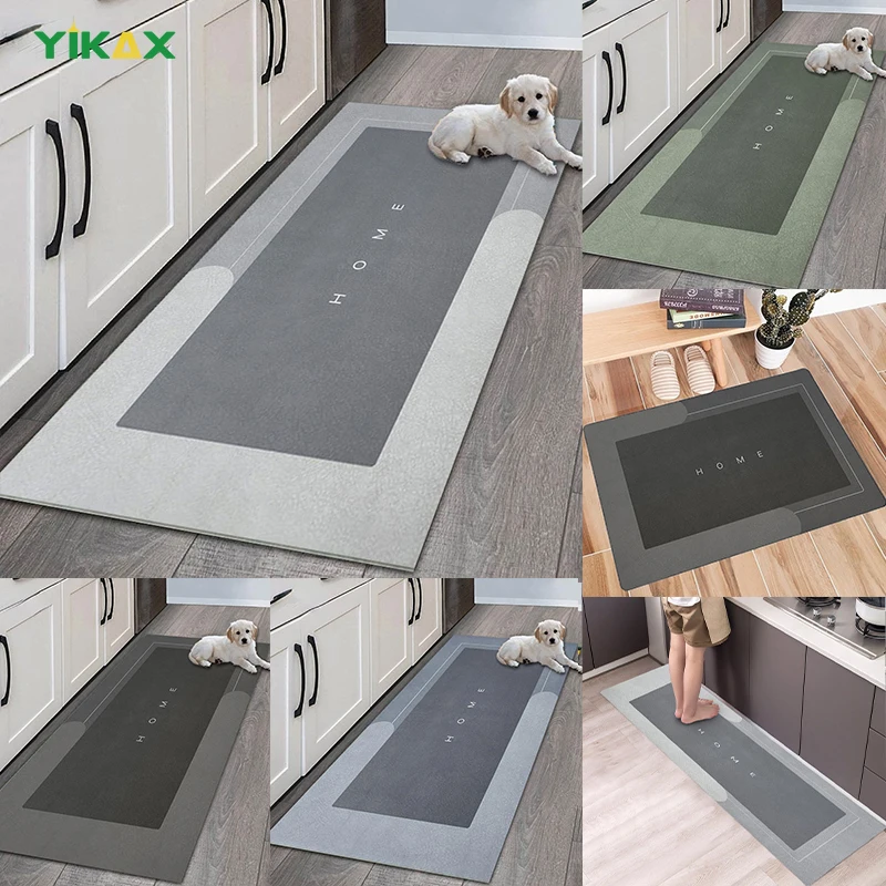 

Absorbent Mat New Kitchen Rugs Non-Slip Floor Rug Carpet Rugs and Mats Non Skid Washable Living Room Decoration