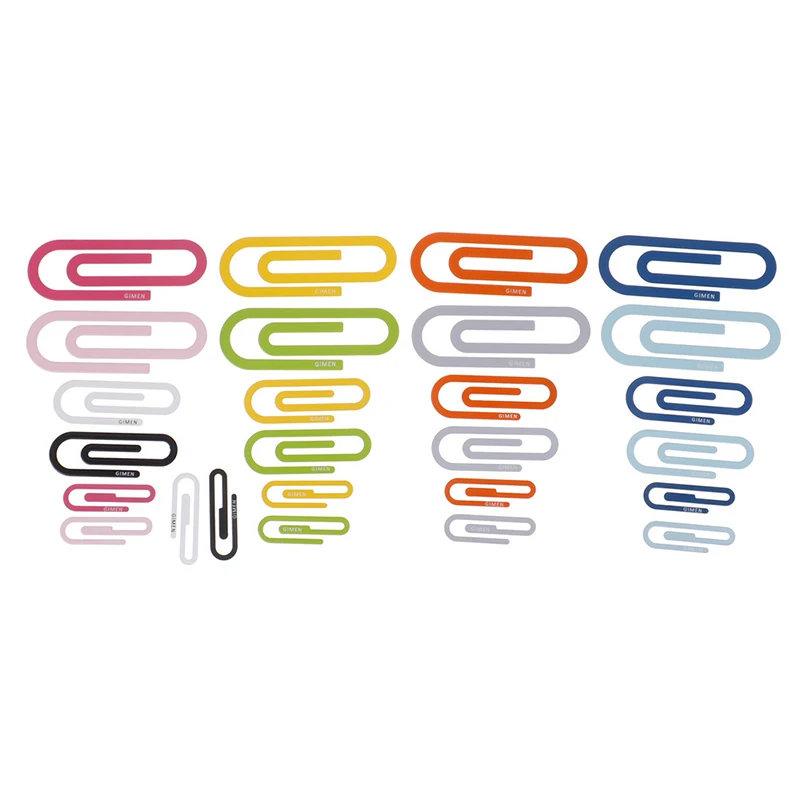 

2 цветов, маленькие и большие металлические зажимы для бумаги, канцелярские принадлежности, зажимы для бумаги, закладки, зажимы для бумаги, о...