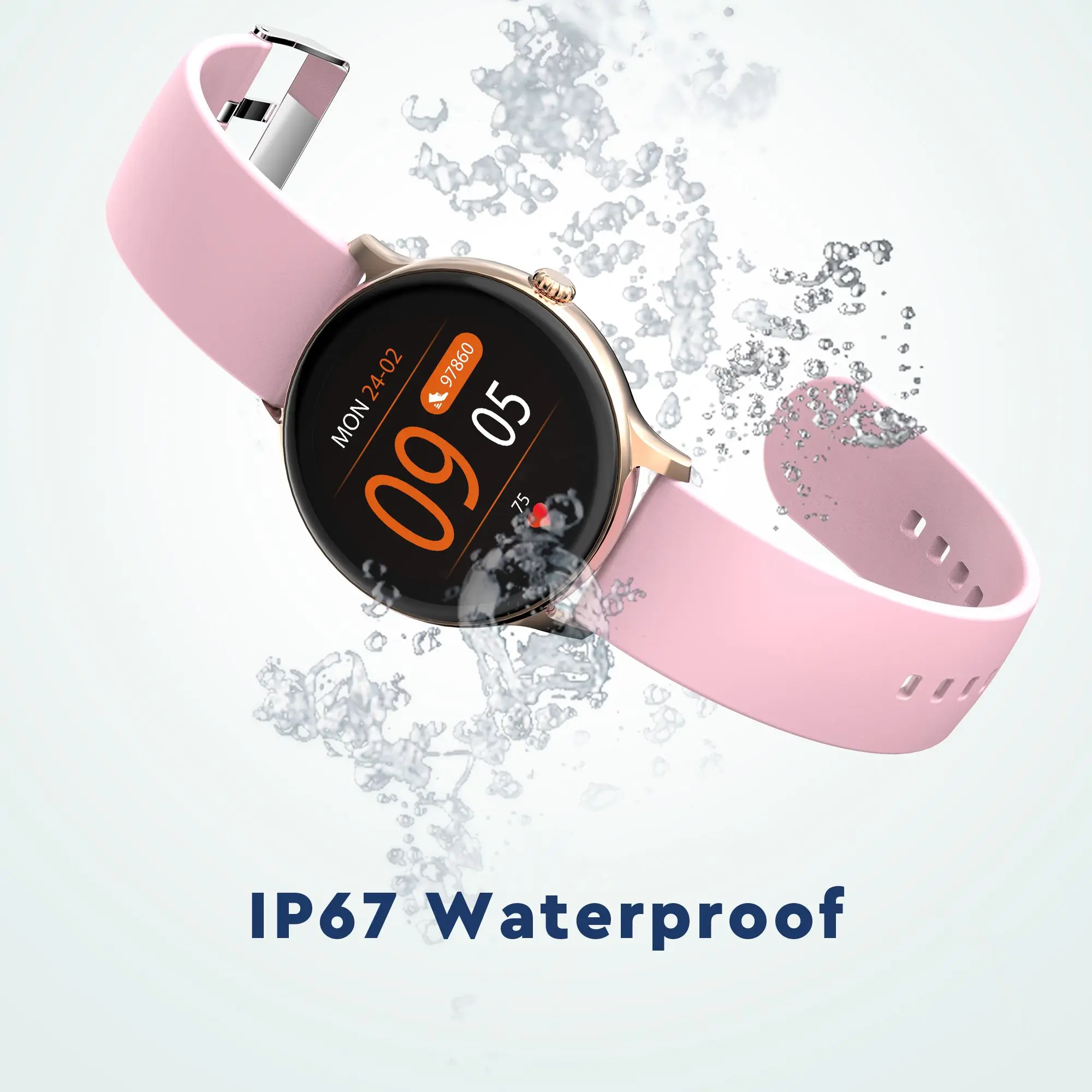 Z12PRO Men Smart Watch IP67 Waterproof Heart Rate Blood Oxygen Health Tracker Phone Watch Sports Smartwatch for Men Women PK