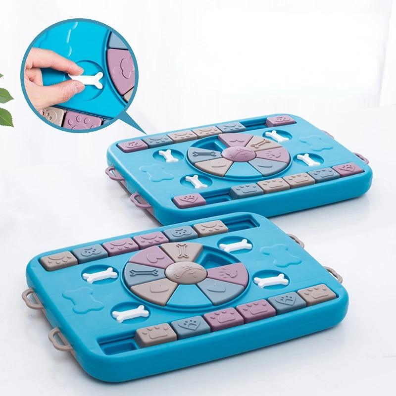 

Собака медленная кормушка интерактивные головоломки игрушки увеличить щенок IQ корма медленно едает Нескользящая чаша для домашних животн...