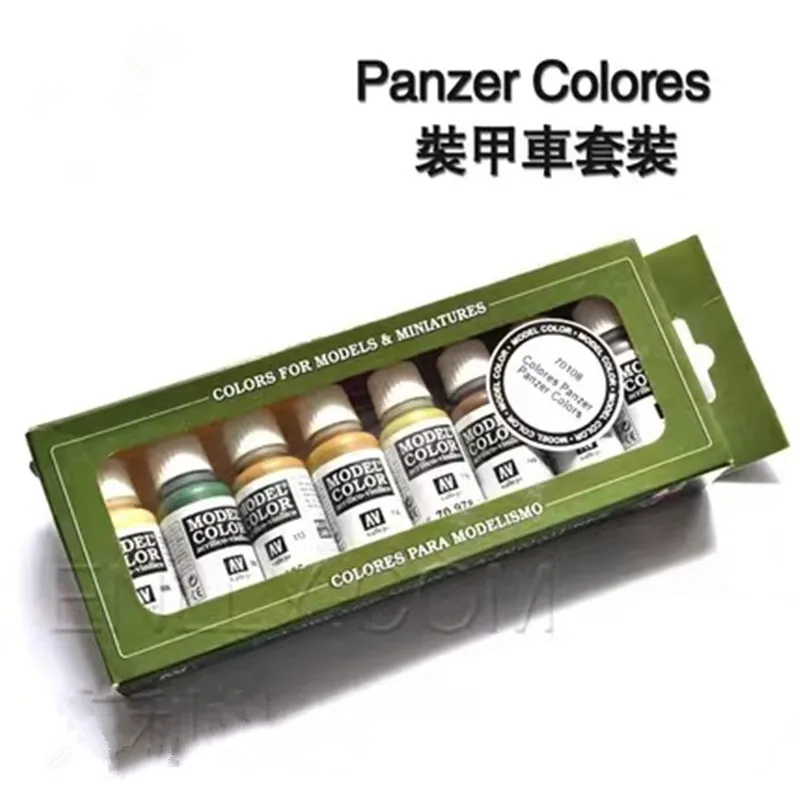 

Vallejo Paint Spanish AV Environment-Friendly Water-Based Panzer Colores Armored Combat Vehicle Suit Color 70108
