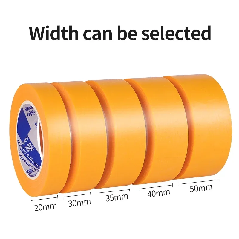 Желтая Маскировочная лента клейкая текстурированная бумага декоративная краска