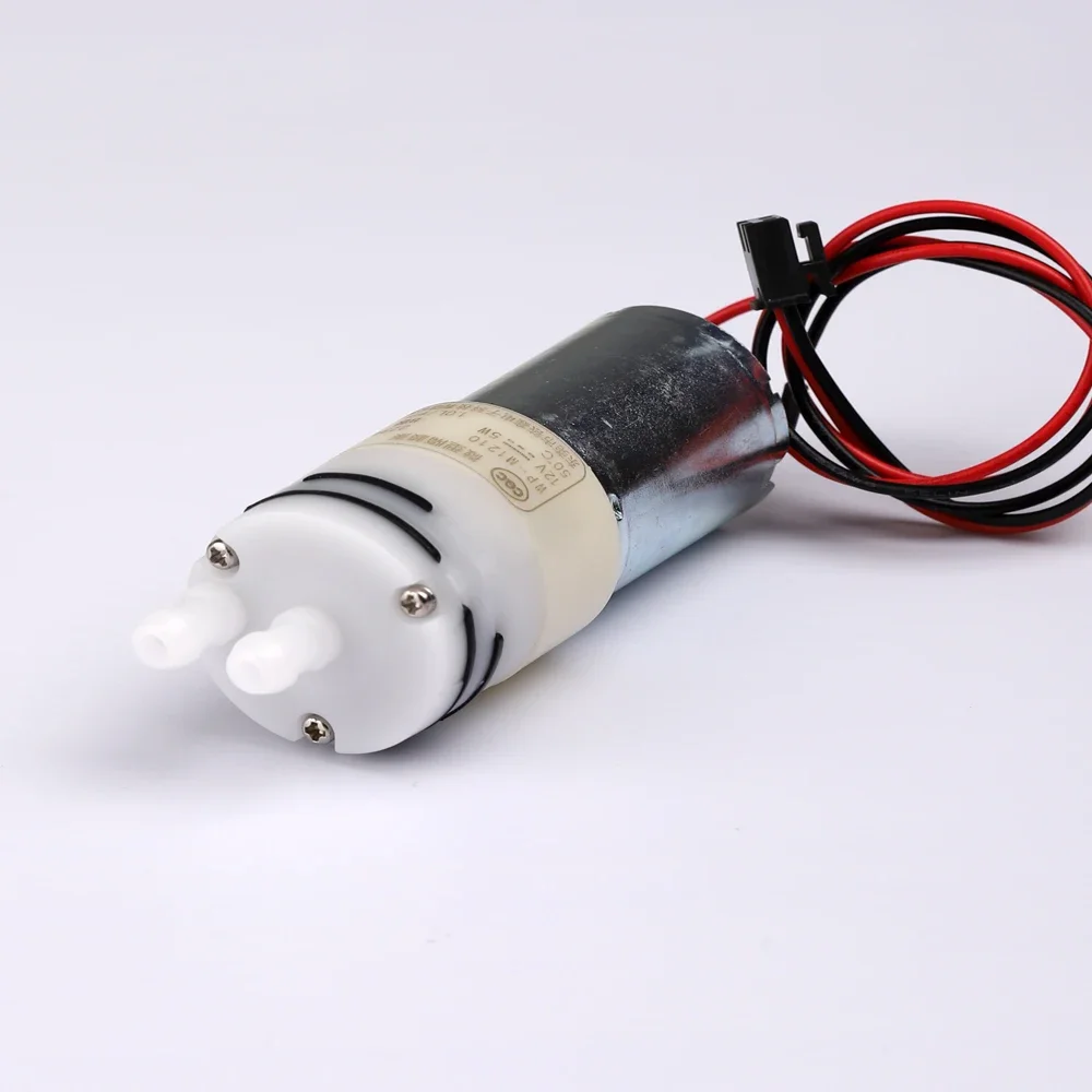 Миниатюрный водяной насос 370, DC 7.4V 12V 14.4V, 1 лмин, высокопроизводительный диафрагменный насос с угольными щетками, 3 Вт, самовсасывающий (art.: 3920d801c0bb2) - 3920d801c0bb2