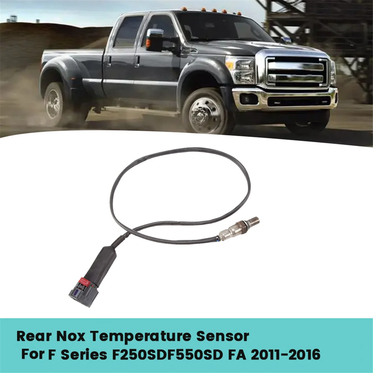 Задний датчик температуры Nox для Ford F250 F350 6.7L Diesel 11-12 кислорода частиц выхлопных