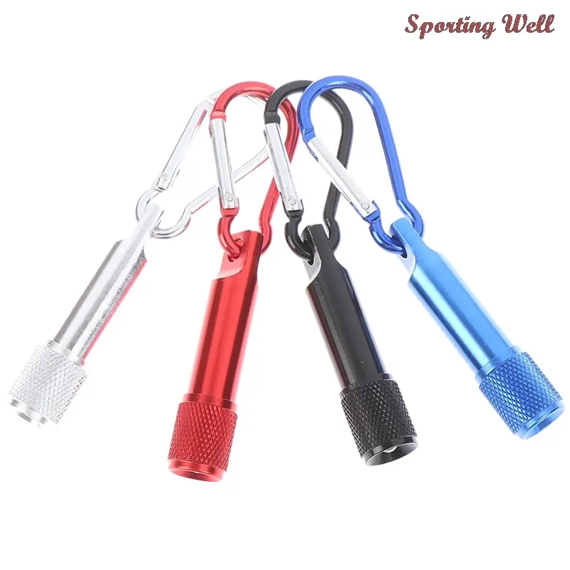 

Portable Carabiner Flashlight Mini Bright Flashlight LED Flashlight Outdoor Camping Hiking Climbing Emergency Tools Accessories