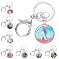 keyring fashion lobster buckle key chains harry styles love on tour 2020 glass dome pendant keychains for girls bag keyring jewe
