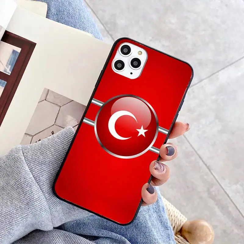 Чехол для телефона с флагом Азербайджана iPhone 11 12 13 Mini Pro Max 8 7 6 6S Plus X 5 SE 2020 XR XS -