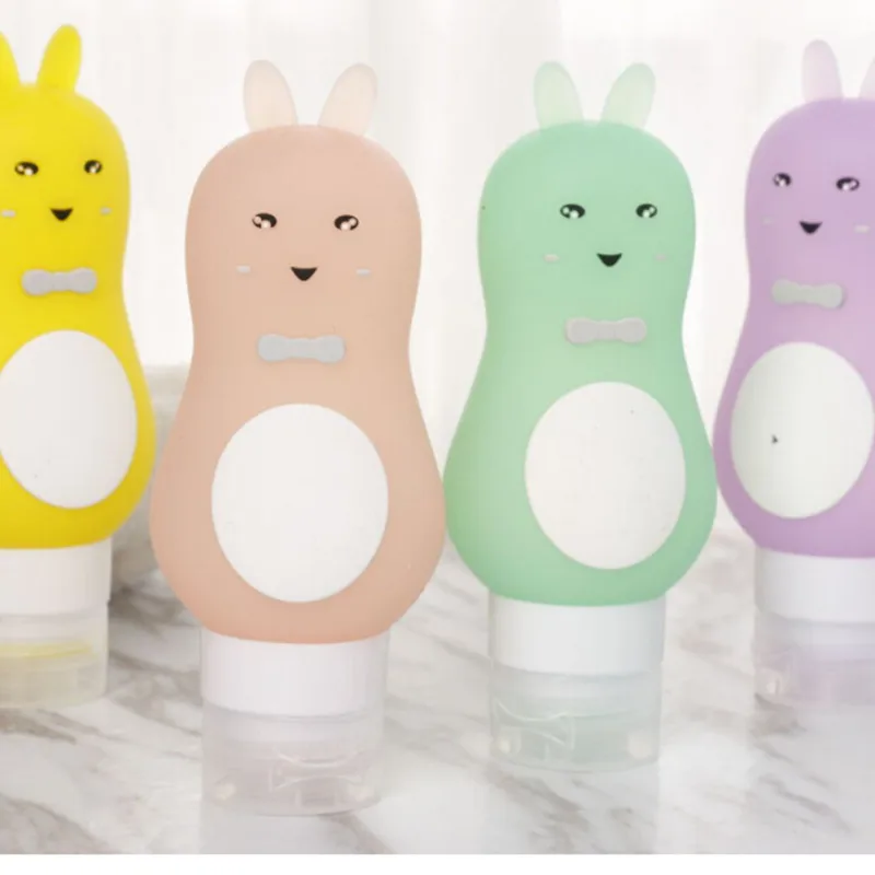 1 шт. пустая силиконовая бутылка для шампуня в форме животного | Красота и