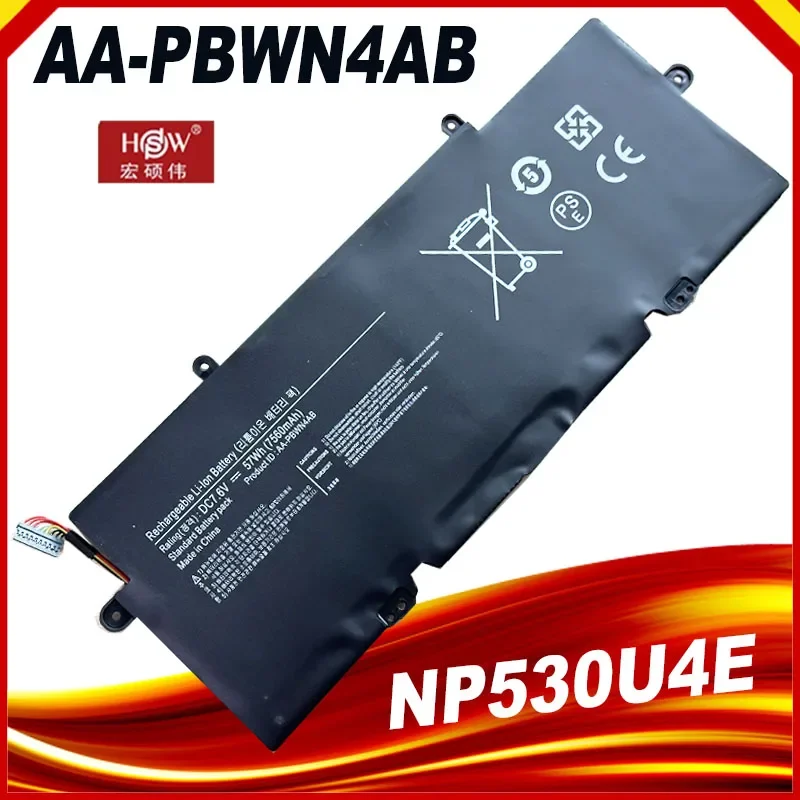 Новый аккумулятор для ноутбука AA-PBWN4AB BA43-00360A Samsung NP530U4E NP540U4E NP730U3E-K01NL K01PL S04DE X03DE