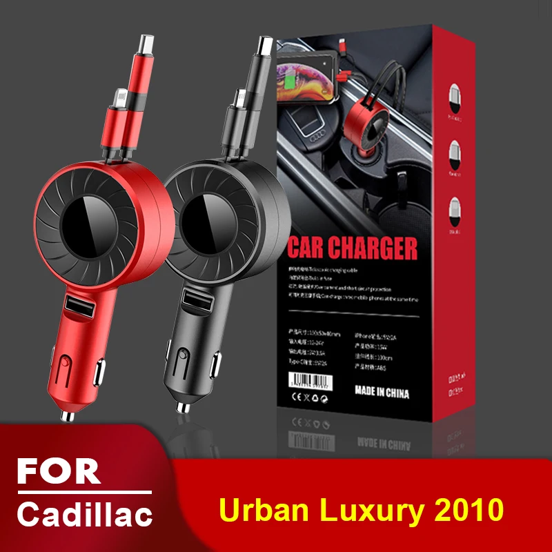 

USB Type C Car Charger for iPhone Android HUAWEI HONOR Xiaomi POCO Redmi Samsung Galaxy Realme for Cadillac Urban Luxury 2010