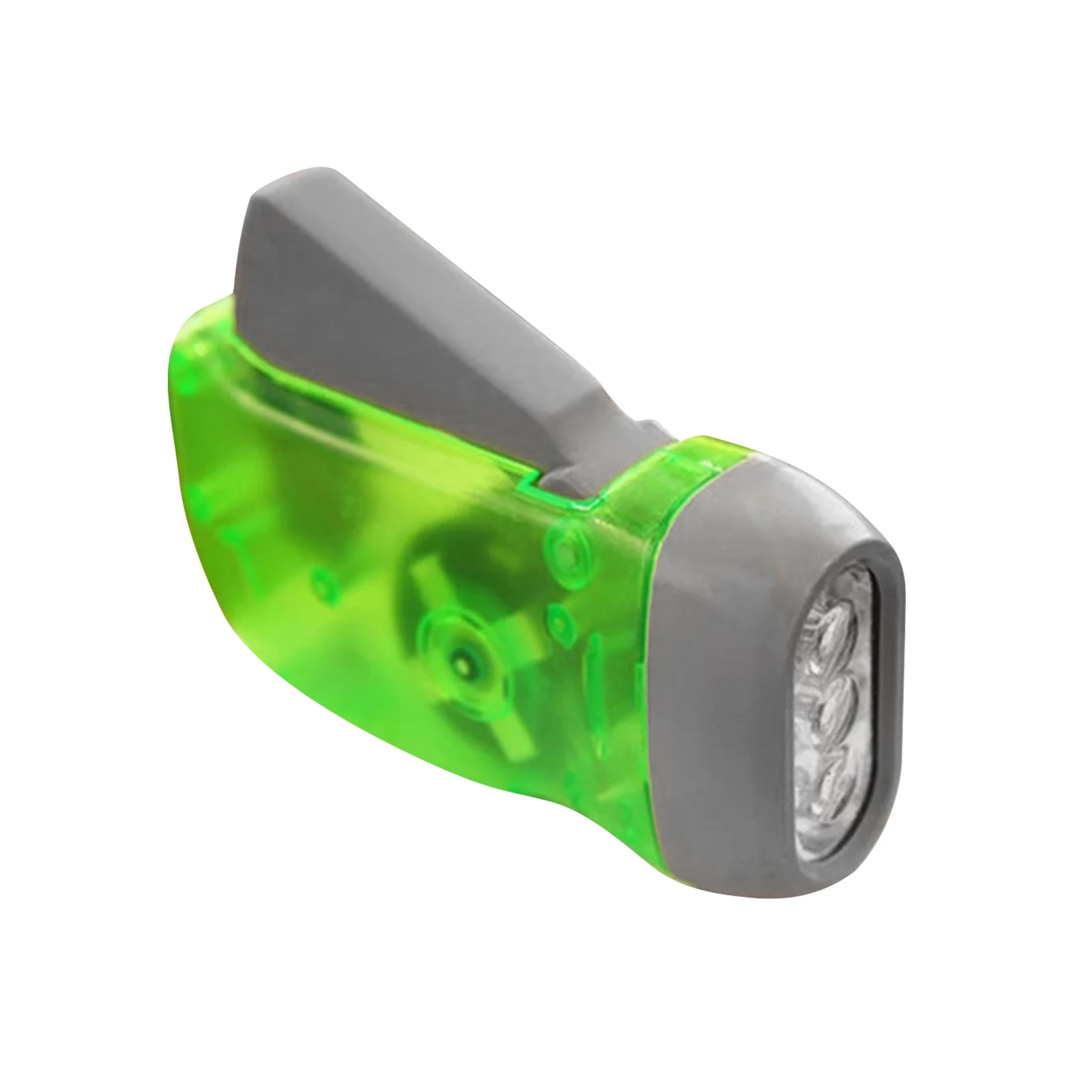 

Camping Manual Hiking Travel ABS Practical Outdoor Portable Battery Free Hand Pressing Led Flashlight