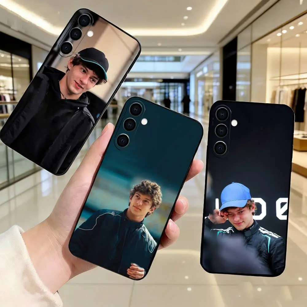 Фото Чехол для телефона Driver K-Kimi A-Antonelli для Samsung Galaxy A73, A72, A71, A70, A53, A52, A51, другие модели, мягкий черный чехол №1