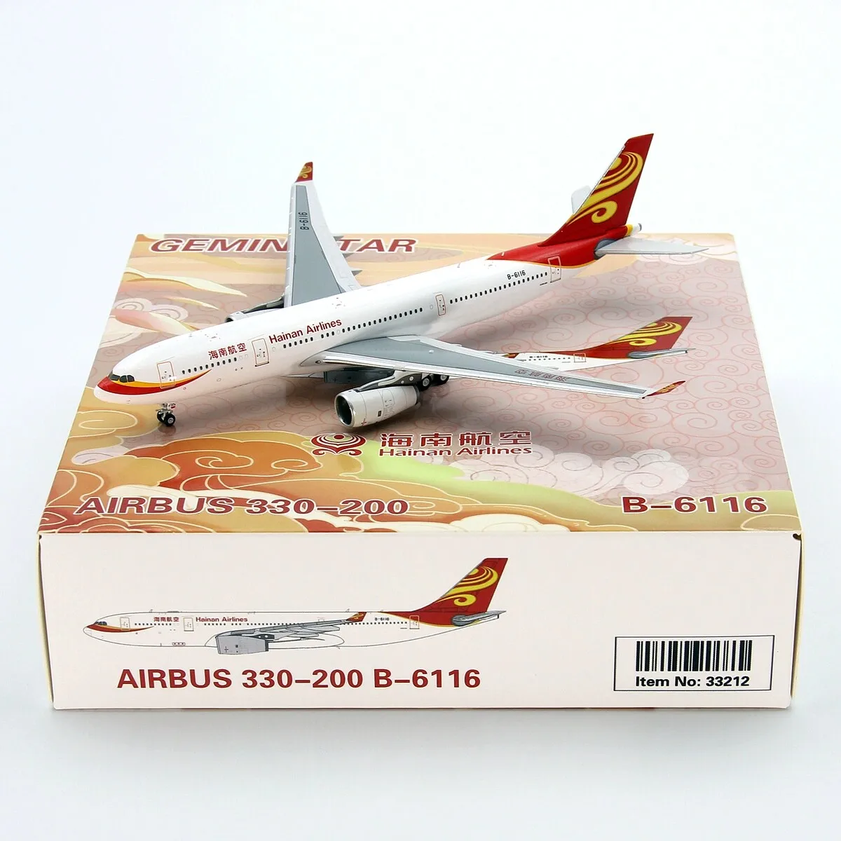 Модель самолета Geministar A330-200 B-6116 из литого металла, масштаб 1:400 (art.: 3920dc0d51dfe) - 3920dc0d51dfe