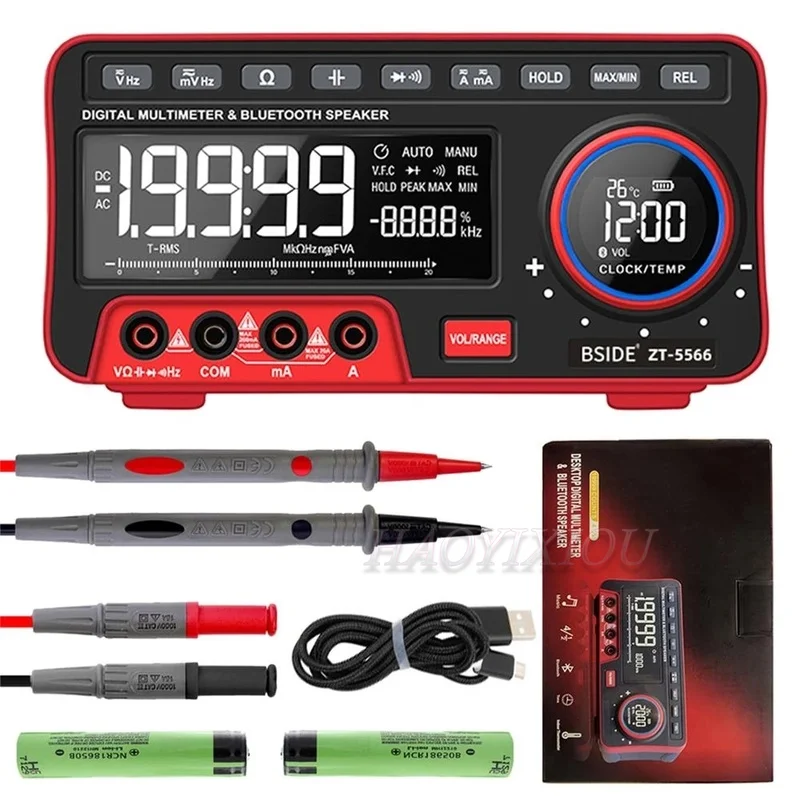 Мини настольный мультиметр BSIDE ZT-5566 двойной Экран EBTN 19999 Дисплей Multimetro +