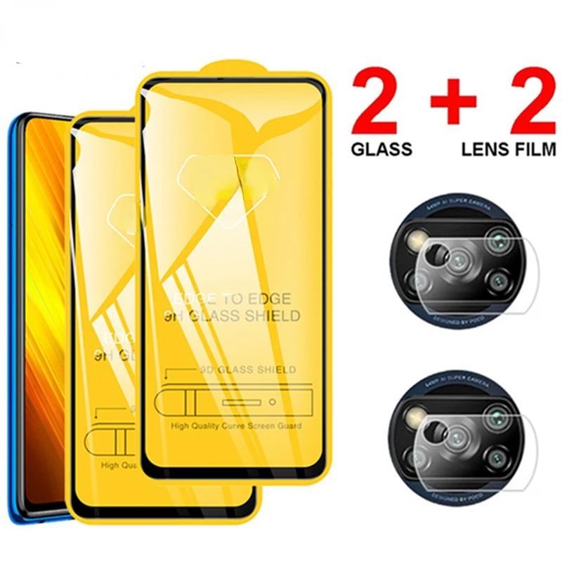 

Hot Sales for Xiaomi M3 F3 X3 Glass 9D Tempered Glass for Xiaomi X3 NFC F2 Pro X3Pro Screen Protectors Camera Lens Film