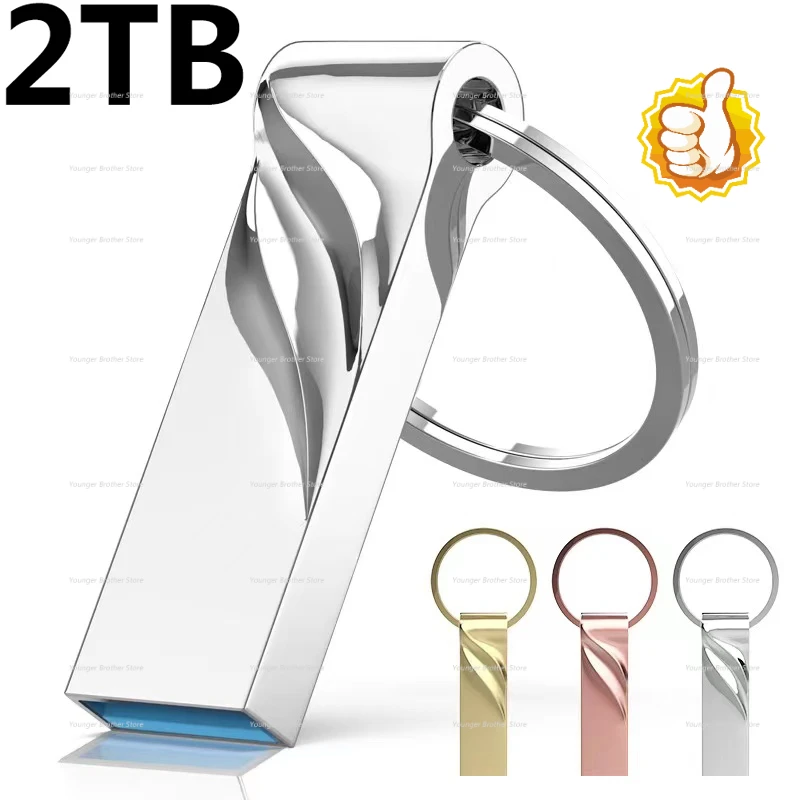 

NEW Metal Pen Drive 3.0 Metal USB Flash Drive 2TB Memory 1TB Flash Disk 512GB For Mobile Computer Storage Devices Flash Stick
