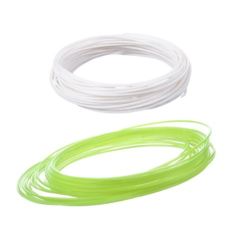

3D Printer Pen Filament 1.75Mm PLA 10M(White PLA) & 3D Printer Pen Filament 1.75Mm PLA 10M(Glow In Dark Yellow PLA)