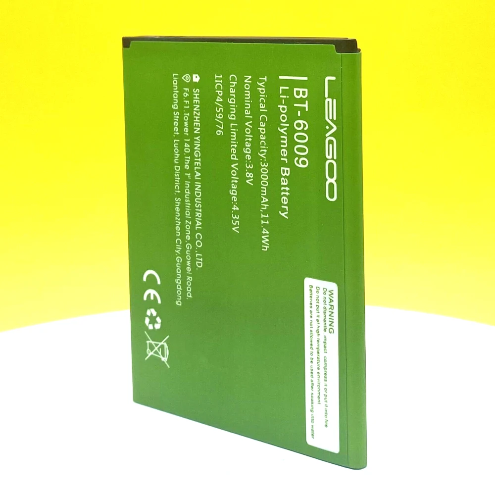 100 original 3000mah bt 6009 battery for leagoo m13 mobile phone latest production high quality batterytracking number free global shipping