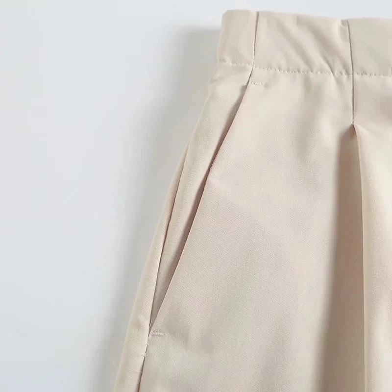 Withered Japanese Style Fashion Simple High Waist Harem Shorts Quick Drying Loose Bermuda Casual Shorts Women