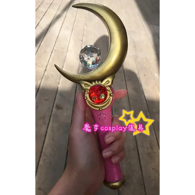 Moon Queen Serenity Henshin Wand Stick Rod Ручная работа Косплей Опора