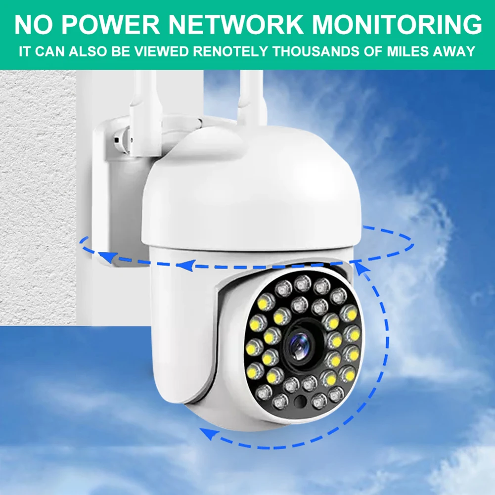 

HD 1080P CCTV камера видеонаблюдения с датчиком движения светодиодная USB Wi-Fi камера видеонаблюдения камера с 2-сторонним аудио удаленный мониторинг для помещений и улицы