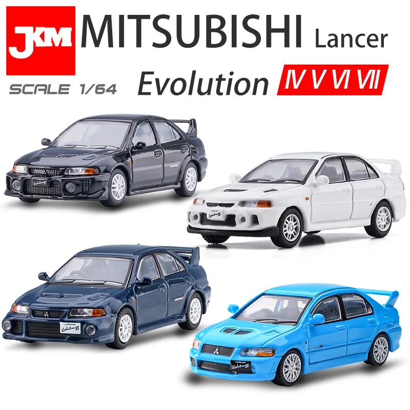 

JKM 1/64 Mitsubishi Lancer EVO 7 6 5 4 Evolution VII Diecast Model Toy Alloy Cars Boys Gifts EX2000 Vehicle Kid