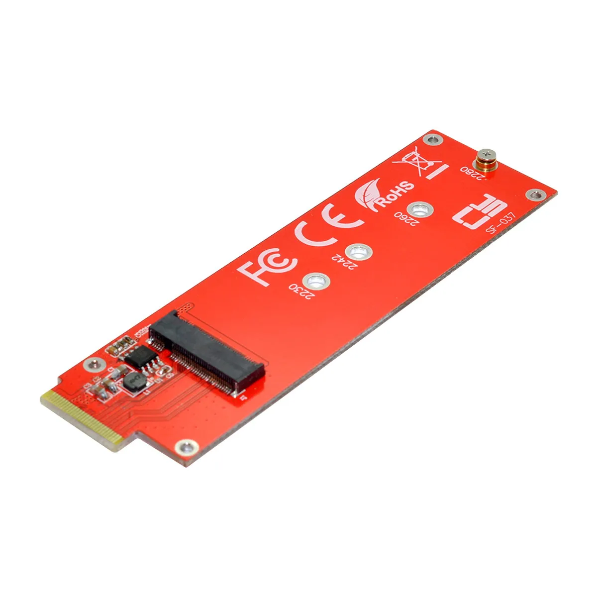 

CYDZ Jimier NGFF NVME M-key 4X Host Adapter to Ruler 1U GEN-Z EDSFF Short SSD E1.S Carrier Adapter
