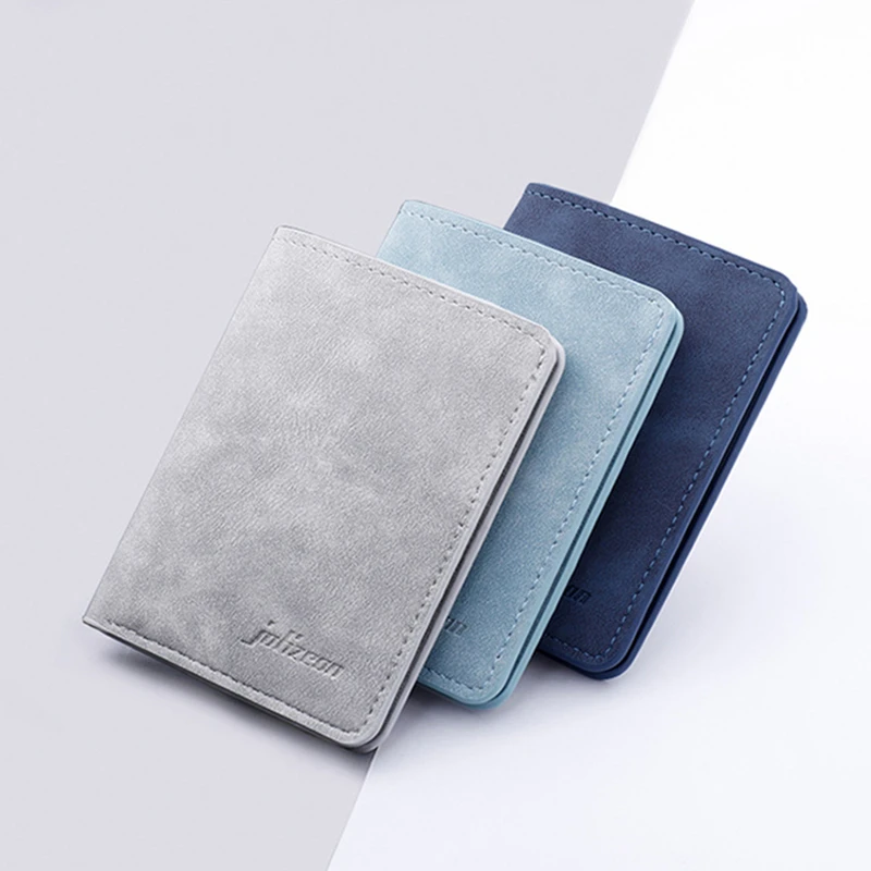 

Men/Women Fashion Wallet ID/credit Card Holder Wallet for Men Multi-Card BagHolder Two Fold Small Wallet Black/gray Coin Purse