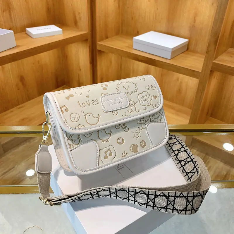 

Women's Bag 2022 Fairy Texture Bag Women's New Fashion Sense Students Version of Joker Fashion Shoulder Slung Mobile Phone Bag