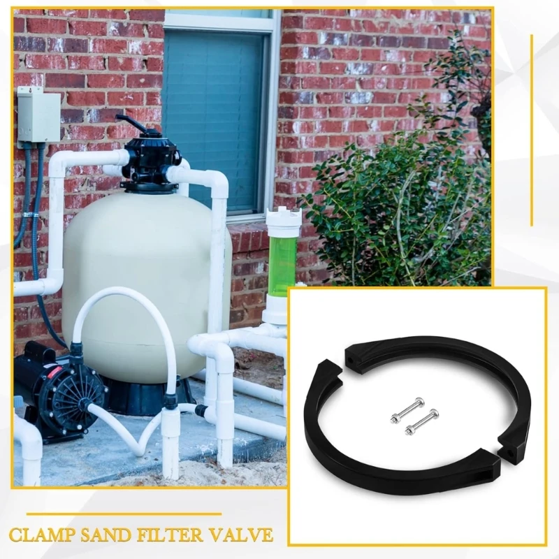 D0AB Уплотнения для крышки бассейна Ремкомплект насоса Фланцевые клапаны Зажим