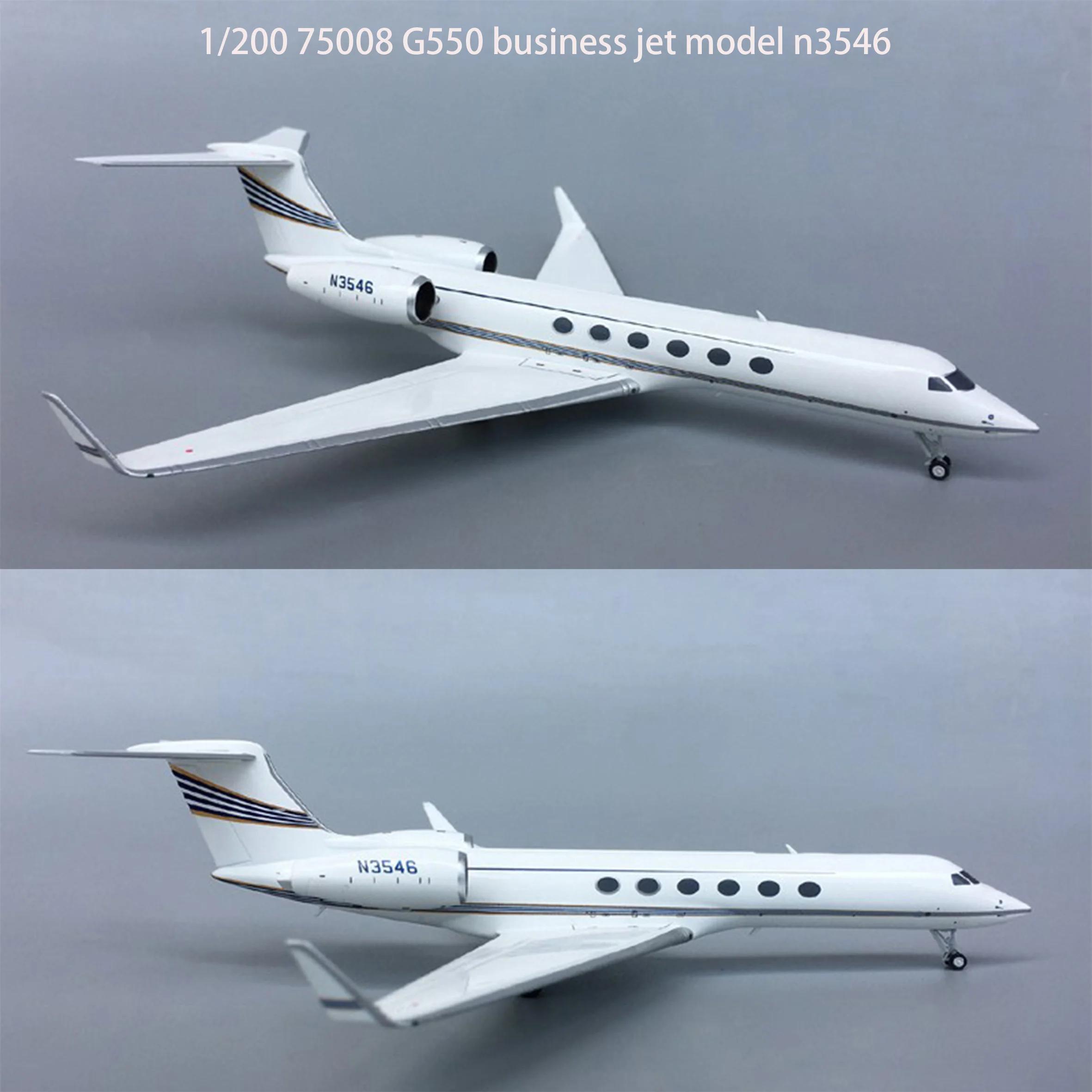 

Fine 1/200 75008 G550 business jet model n3546 Alloy finished product model