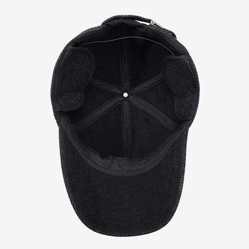 Кепка Snapback новая зимняя мужская кепка плюшевая утолщенная морозостойкая