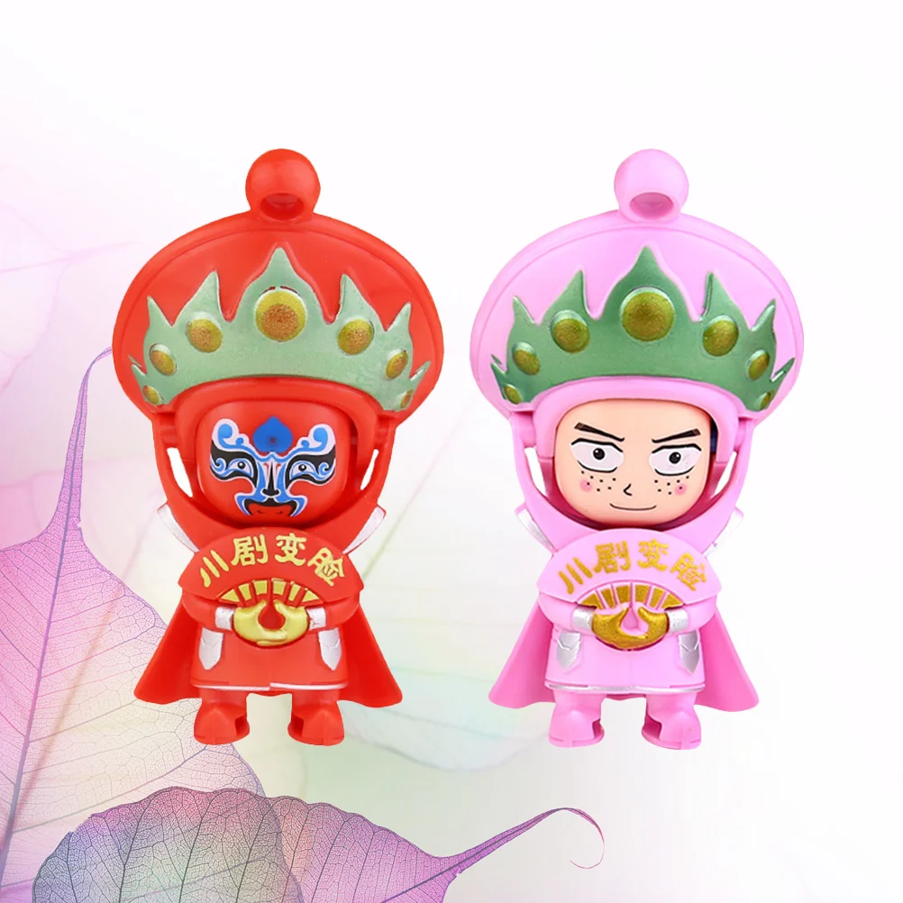 

2pcs Sichuan Opera Funny Makeup Opera Changing (Style)
