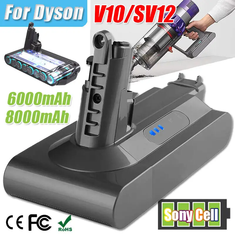

Литий-ионная аккумуляторная батарея для пылесоса Dyson V10, 25,2 в, 6000 мАч